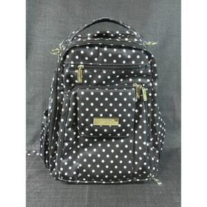 USED JuJuBe Legacy Collection Be Right Back BRB Diaper Bag Backpack Polka Dot
